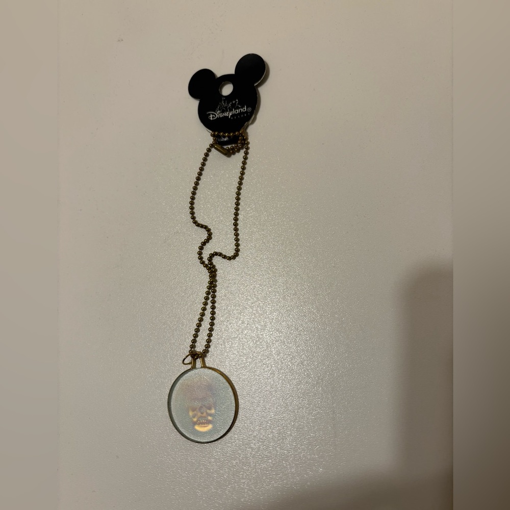 Disneyland Disney Resort Skull Holographic Necklace